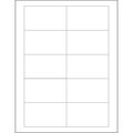 Box Partners Tape Logic LL118 3.5 x 2 in. White Rectangle Laser Labels - Pack of 1000 LL118